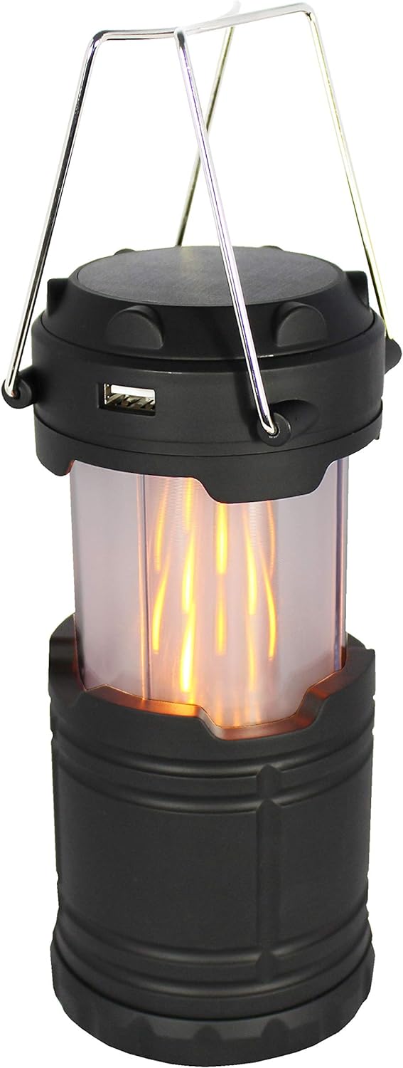 POWERplus Koala Solar/USB aufladbares LED Lanterne mit ultra helles weisses Licht/LED mit realistisc