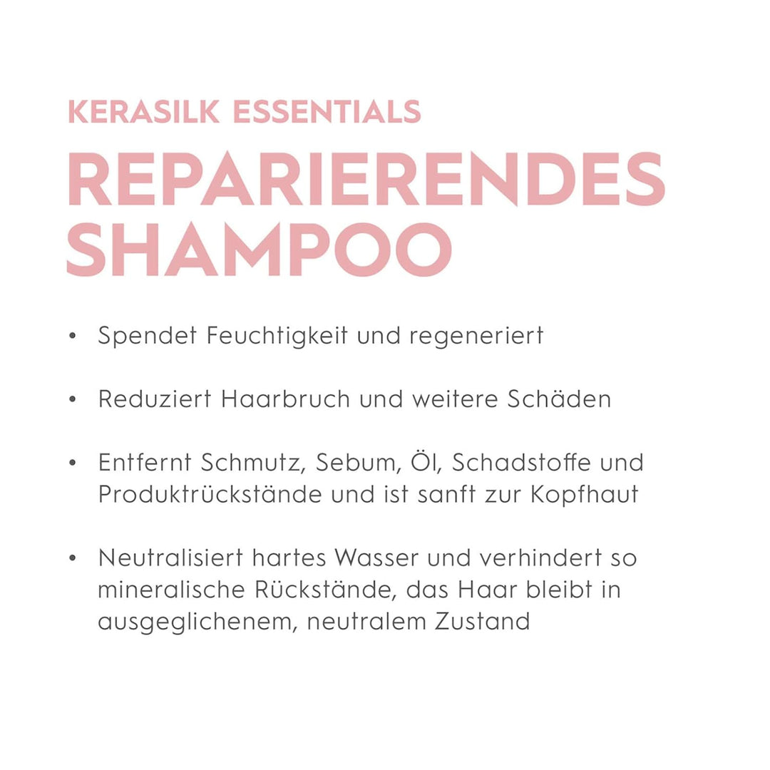 Kerasilk Essential, Reparierendes Shampoo für gestresstes und strapaziertes Haar, 750ml, 750ml