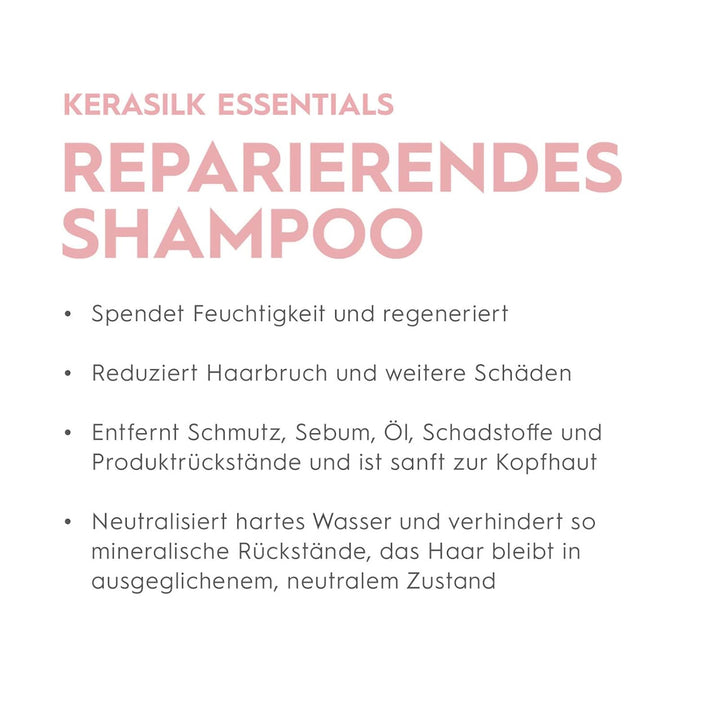 Kerasilk Essential, Reparierendes Shampoo für gestresstes und strapaziertes Haar, 750ml, 750ml