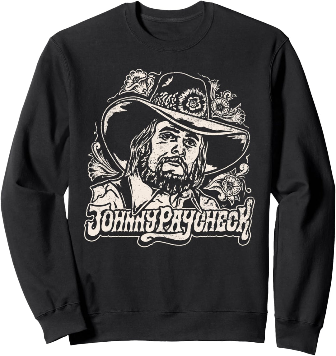 Johnny Paycheck - Portrait - Official Merchandise Sweatshirt