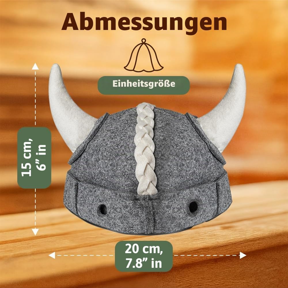 SHSH trade group Saunahut Wikinger Russischer Banya Hut für Herren - Hüte Saunahut für