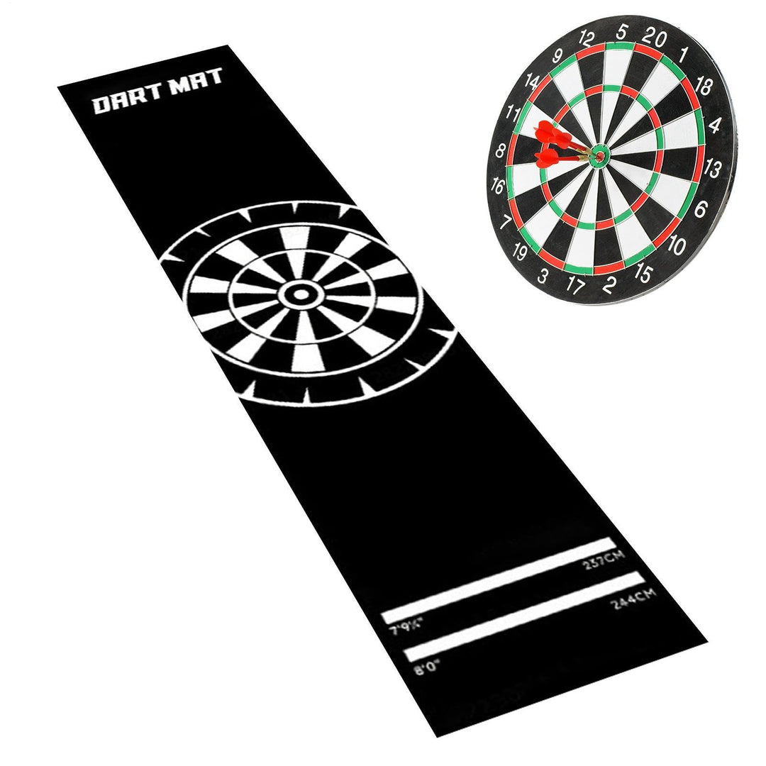 Dart Teppich Dartmatte Mit Abwurflinie Und Oche-System, Professioneller Dart Teppich Für Bodenschutz