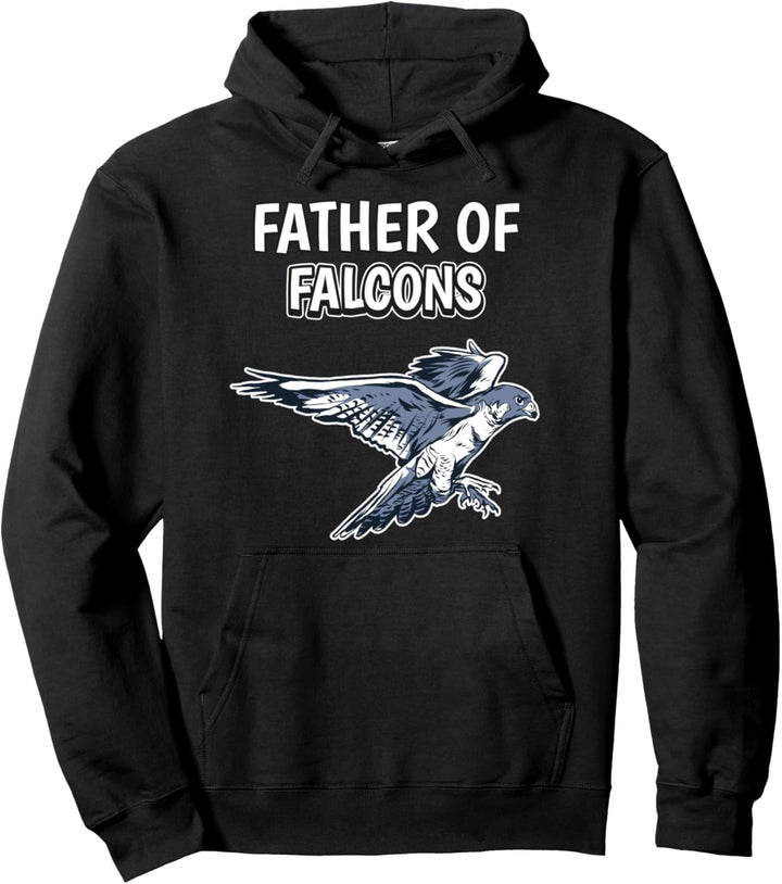 Herren Jungen Father Of Falcons Papa Vatertag Falke Pullover Hoodie