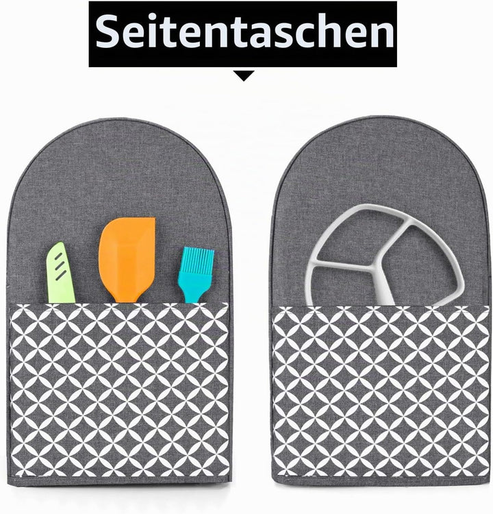 Yarwo Abdeckhaube Kompatibel mit Kitchen Aid Küchenmaschine Zubehör, Schutzhülle mit Oberem Griff fü