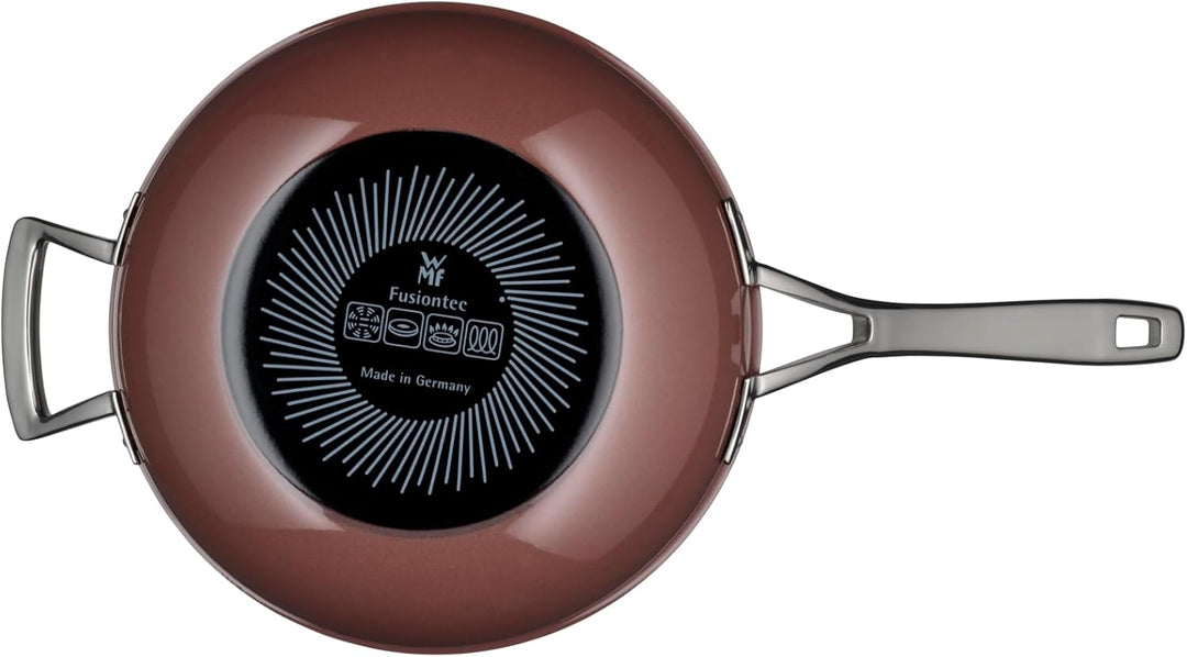 WMF Fusiontec Mineral Wokpfanne Induktion 28 cm, Wok, High-Tech Keramik, backofenfest, kratzfest, du