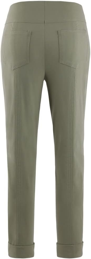 Stehmann Igor-680, Sportive 7/8 Damenhose mit Gesaesstaschen 34 Vetiver, 34 Vetiver