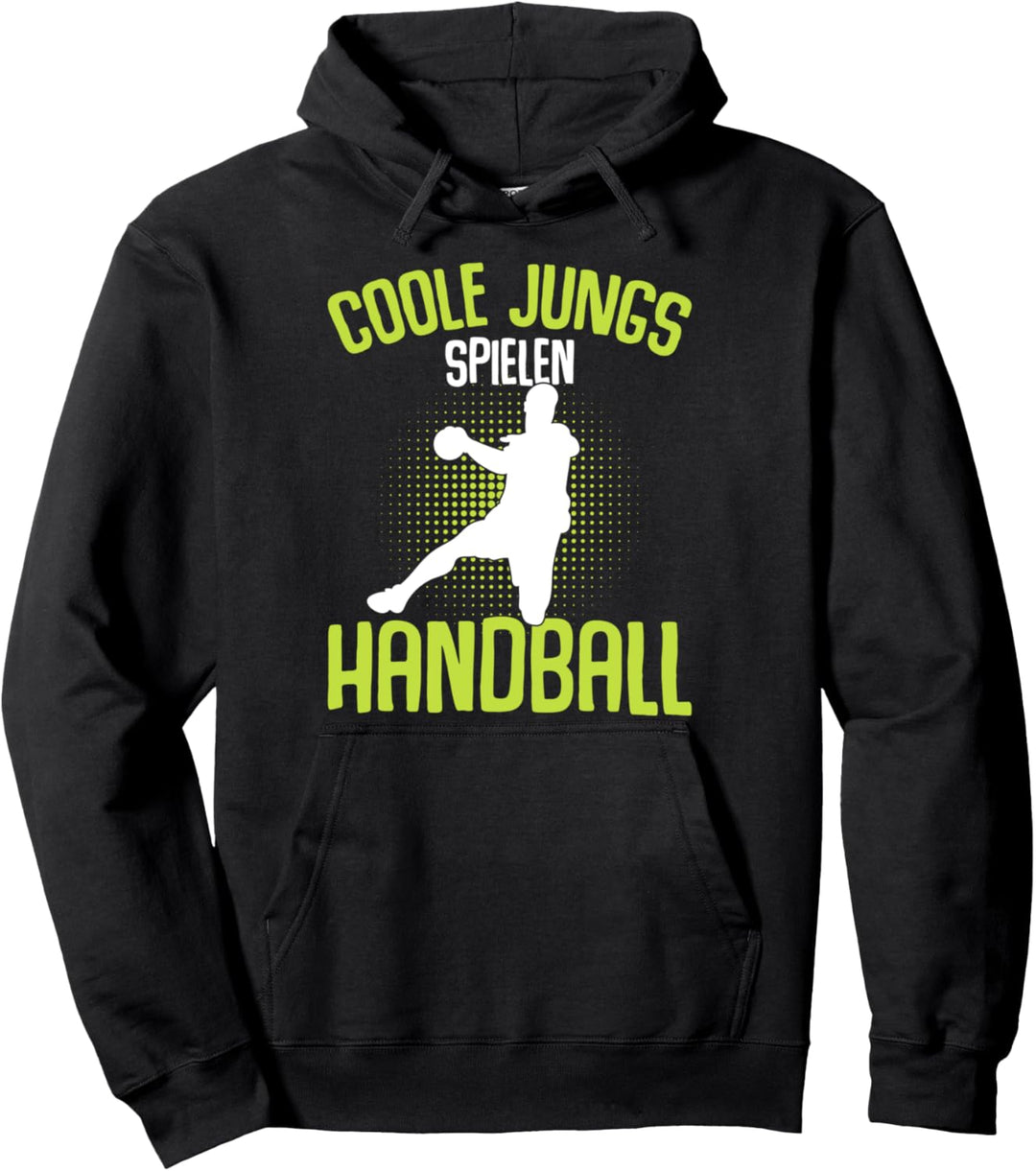Coole Jungs spielen Handball Handballer Jungen Kinder Pullover Hoodie