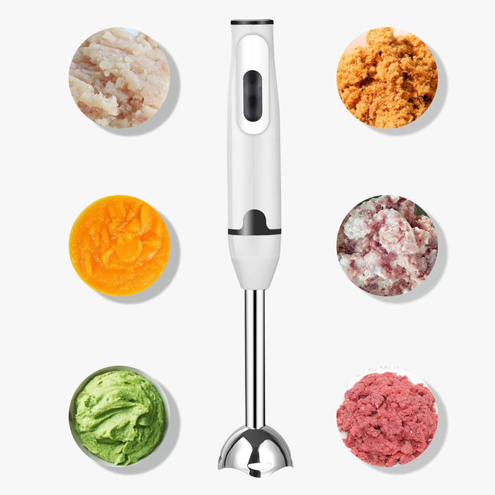 400W Stabmixer, Stabmixer mit Edelstahlfüssen für die Küche, Haushalts-Handmixer, für Pürees, Smooth