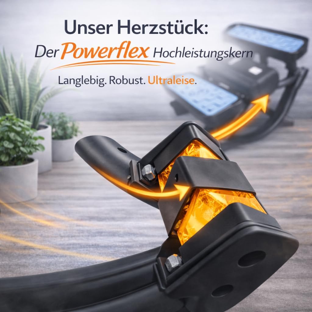 Mini Stepper Alternative - Rollslider - Fitnessgerät für zuhause - leise & gelenkschonend kompakt mi