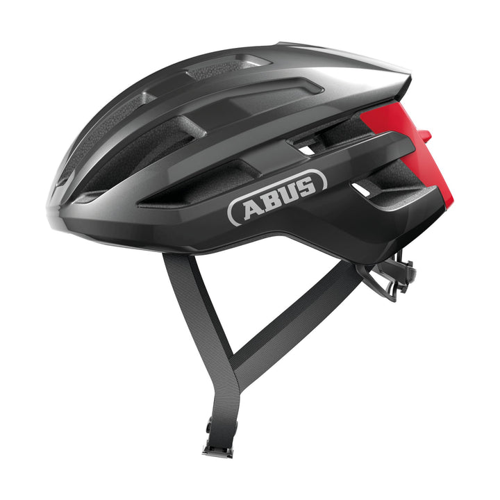 ABUS Rennradhelm PowerDome - leichter Fahrradhelm mit cleverem Belüftungssystem und aerodynamischem
