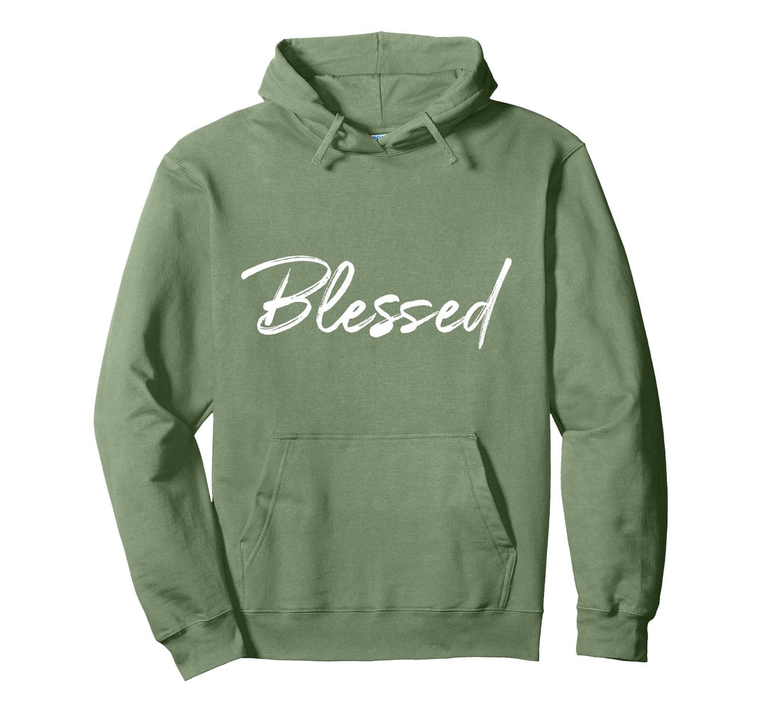 Christian Blessings Quote for Women Cute Blessed Pullover Hoodie