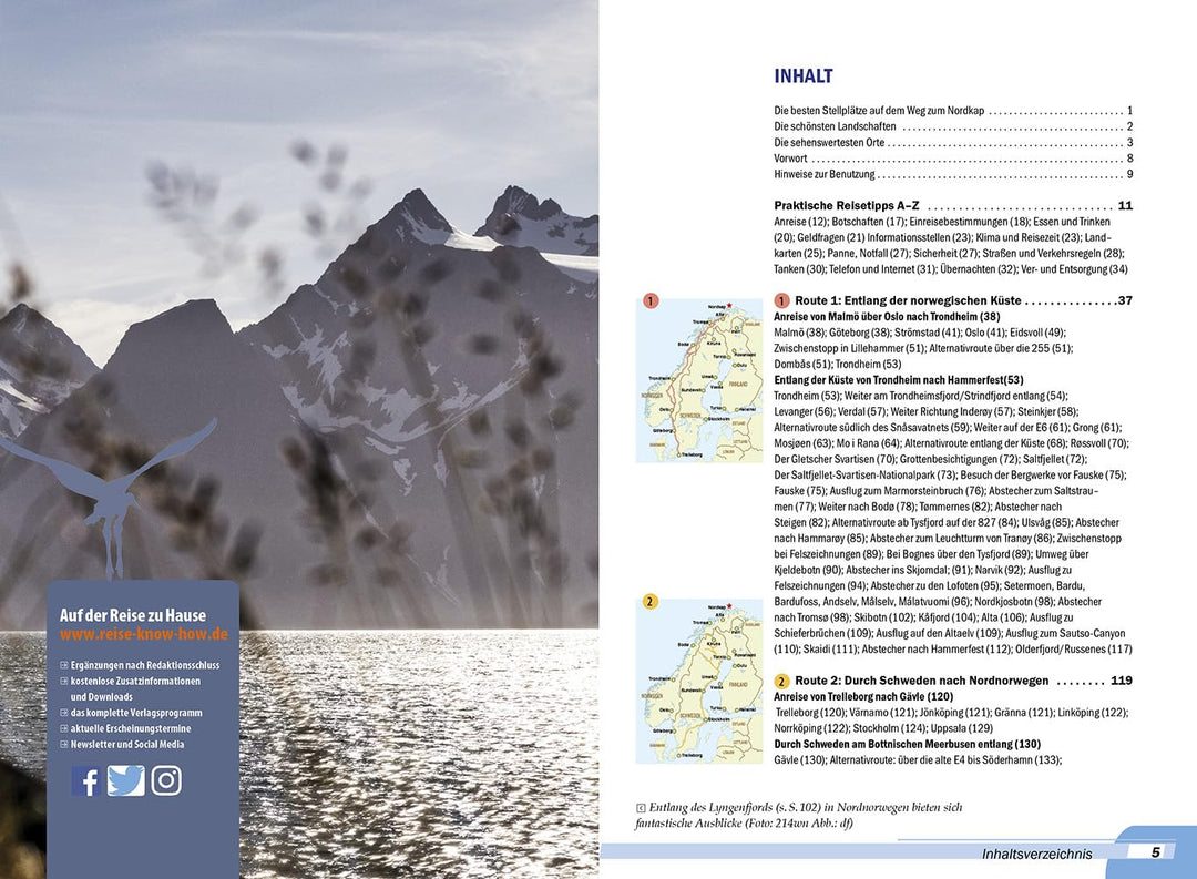 Reise Know-How Wohnmobil-Tourguide Nordkap - Die schönsten Routen durch Norwegen, Schweden und Finnl