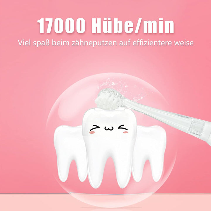 SEAGO SG-513 Elektrische Zahnbürste Kinder Baby Kinderzahnbürste Elektrisch ab 0-3 Jahre mit LED Lic