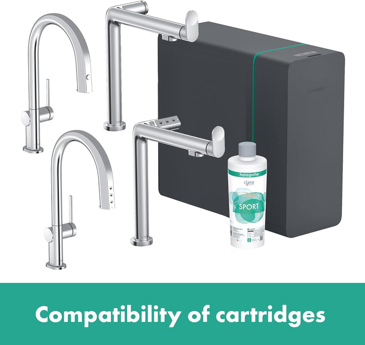 hansgrohe Mineralisierung und Filter Sport, Filterkartusche für Aqittura M91, Wasserfilter, Ersatzfi