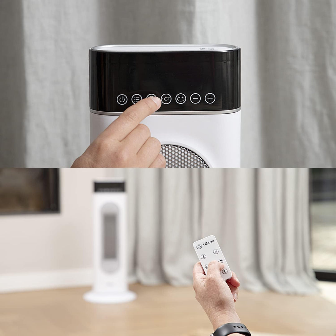 Tristar Keramik-Turmheizlüfter KA-5098 – 24 h Timer – Oszillation – einstellbarem Thermostat – 3 Pos