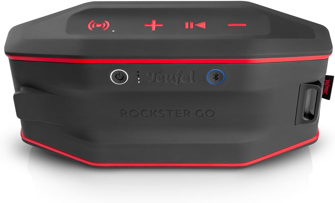 Teufel ROCKSTER GO 2 Stereo Set Bluetooth Speaker - Tragbarer Lautsprecher für draussen, mit Langer
