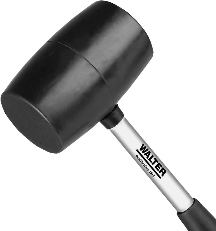 WALTER Hammer-Set 3-tlg., Schlosserhammer, 300, 300, 1000, Gummischonhammer, Gummi Gleitschutzgriffe