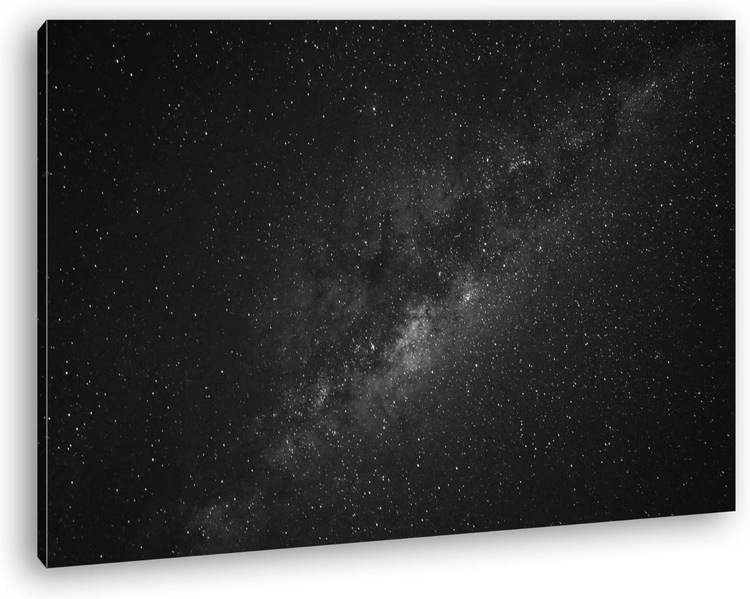 deyoli Aufnahme der Milchstrasse Effekt: Schwarz/Weiss Format: 80x60 als Leinwand, Motiv fertig gera