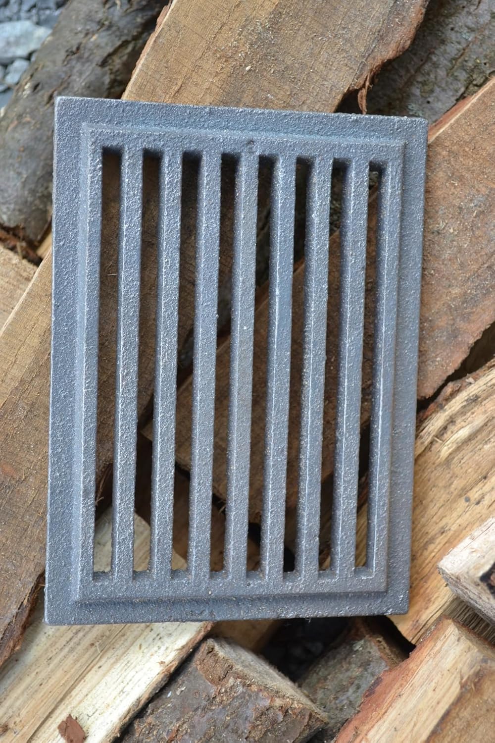 SEZAM 19 x 14 cm Gussrost Ofenrost Ascherost Gussrost verschiedene Durchmesser, Kaminrost passend Ka