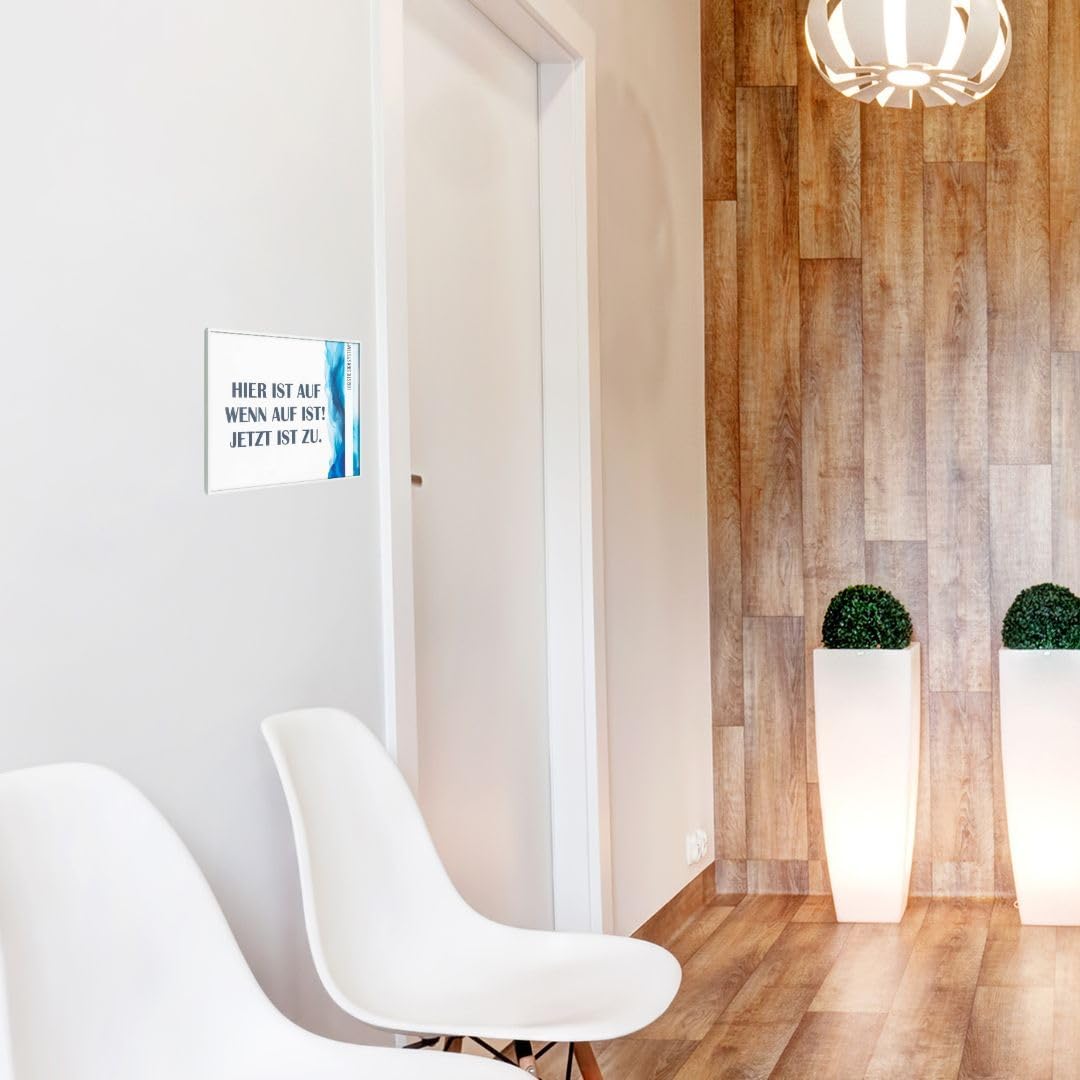 Türschild Tenuis für Büro (DIN A5 quer), DIN A5 quer