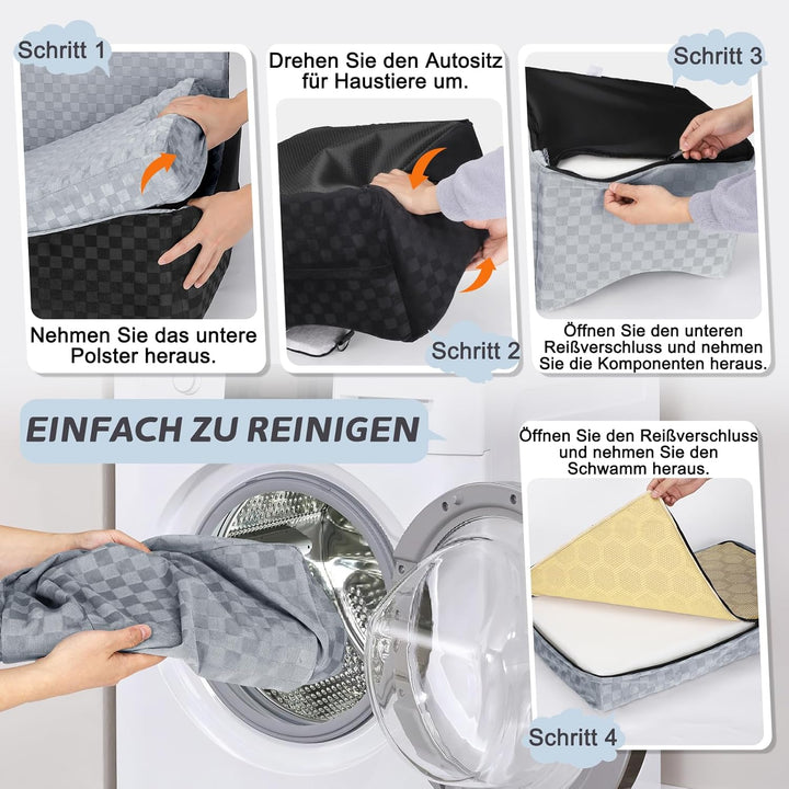 Hunde autositz für mittlerer/grosse Hunde, Hundesitz für Hunde unter 25kg oder 2 kleine, Autositz Hu