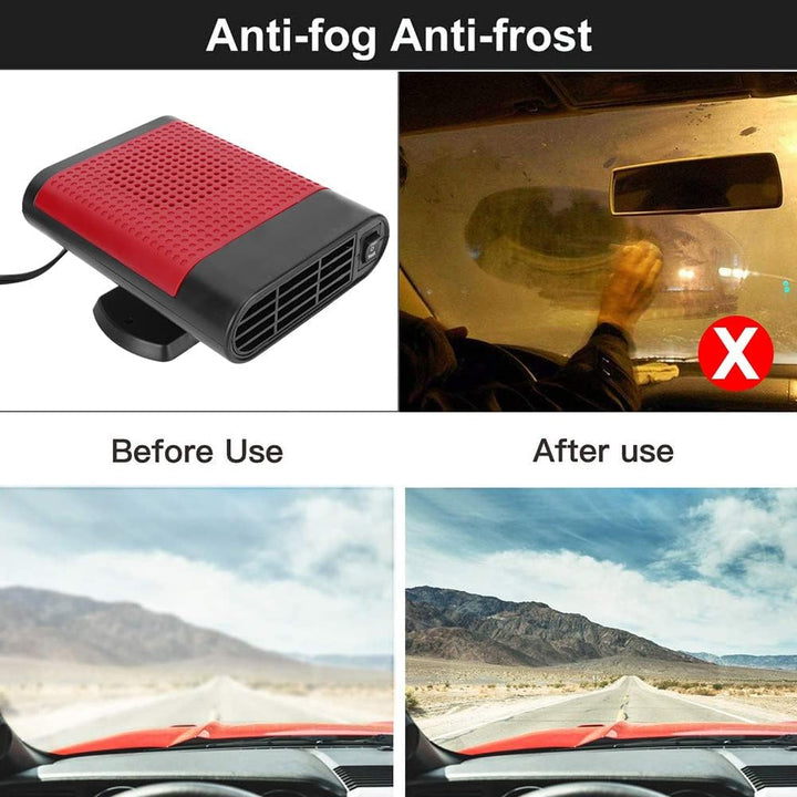 flexman Auto Heizlüfter, 150W ABS Tragbare Autoheizung, 360 Grad Tragbare Schnelle Kfz Heizlüfter, F