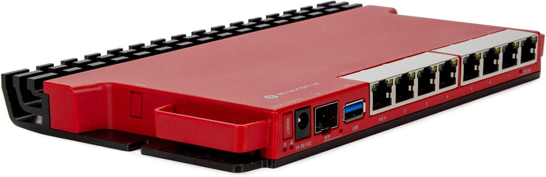 Mikrotik L009UiGS-RM Routeur connecté 2.5 Gigabit Ethernet, Gigabit Ethernet Rouge