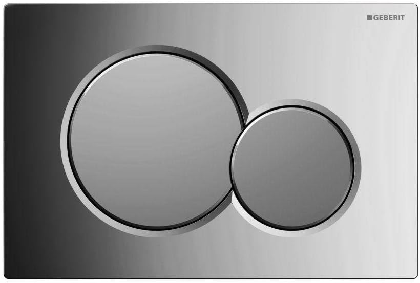 Geberit 115.770.KA.5 Betätigungsplatte Sigma01, Kunststoff, Chrom glänzend / matt