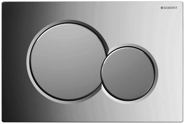 Geberit 115.770.KA.5 Betätigungsplatte Sigma01, Kunststoff, Chrom glänzend / matt