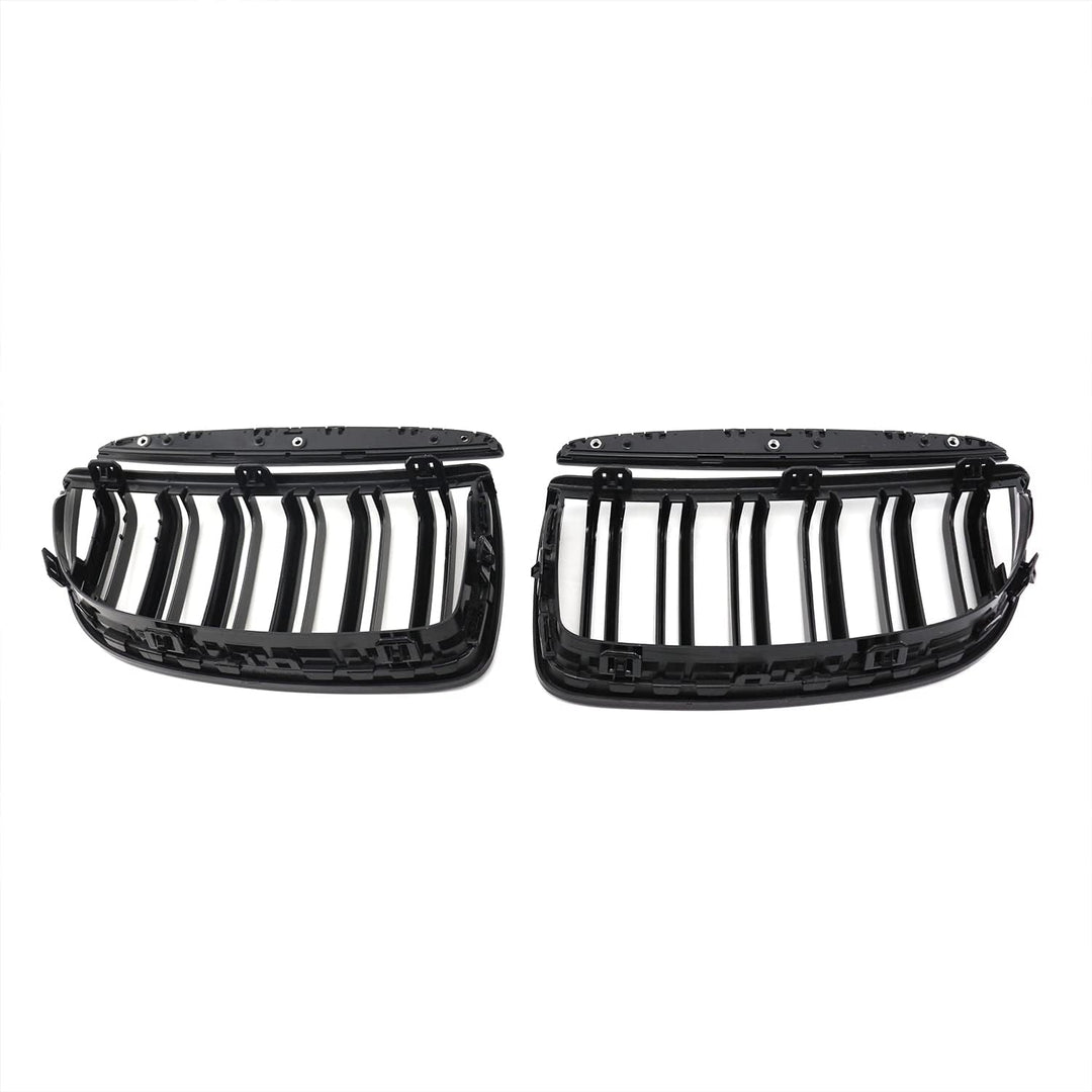 TOPTHAN E90 Kühlergrill Passend für BMW E90 E91 2005 2006 2007 2008 Glanz Kühler Front Doppel Rippen