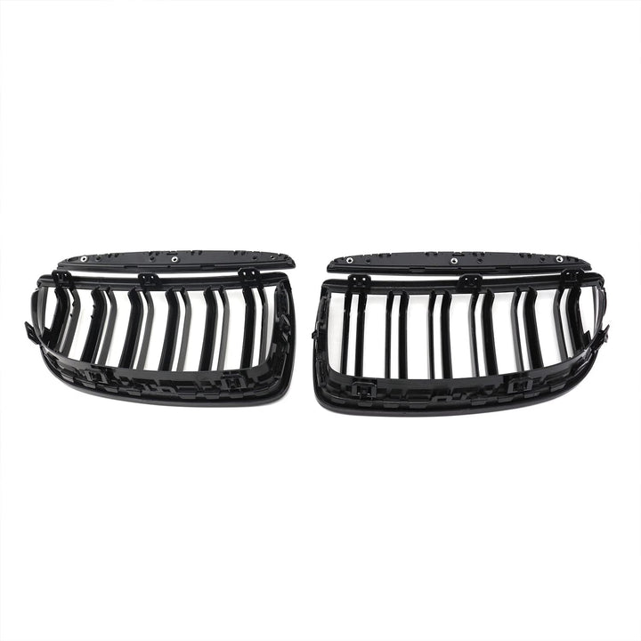 TOPTHAN E90 Kühlergrill Passend für BMW E90 E91 2005 2006 2007 2008 Glanz Kühler Front Doppel Rippen