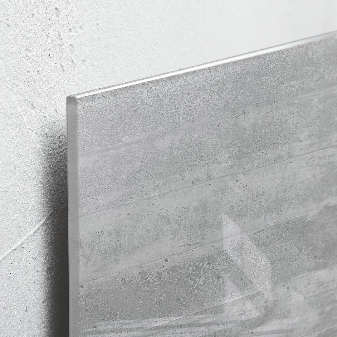 SIGEL GL274 Premium Glas-Magnettafel 48 x 48 cm Motiv Vögel weiss matt, nicht spiegelnd, TÜV geprüft