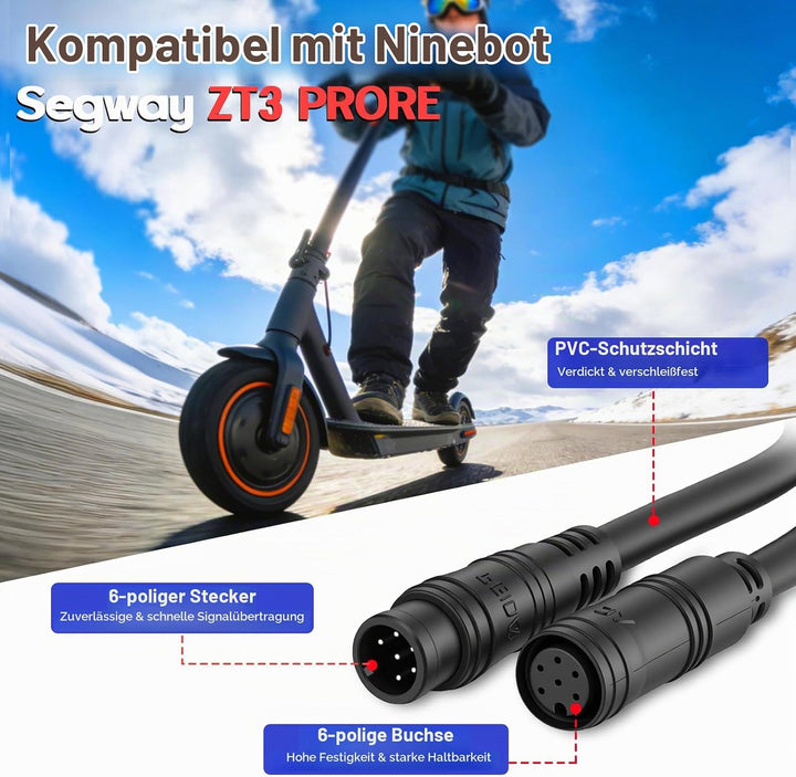 Tuning Chip Unlock Kabel für Segway Ninebot ZT3 Pro/Pro E, Plug &amp; Play Spezialkabel zur Geschwindigk
