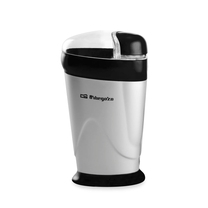 Orbegozo MO 3250 - Kaffeemühle, Mahlwerk aus Edelstahl, Sicherheitsschalter, transparenter Deckel, 1