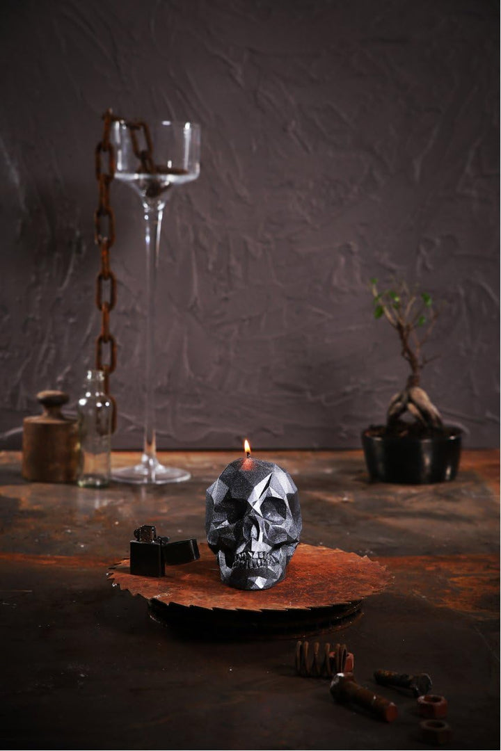 Candellana Skull Kerze Aesthetic 110 x 170 x 130 mm - Kerzen Aesthetic 3D - Candles Aesthetic - Deko