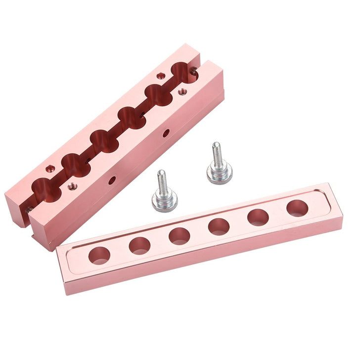 DIY Lippenstift Form Lippenbalsam Make Tool Kit, 12.1 DIY Lippenstift Form Aluminiumlegierung Rose G