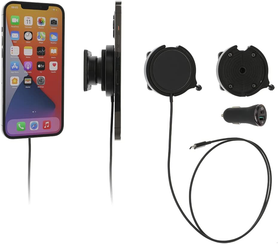 Brodit Gerätehalter 216325 | Made IN Sweden | für Smartphones - Apple iPhone 12, iPhone 12 Mini, iPh