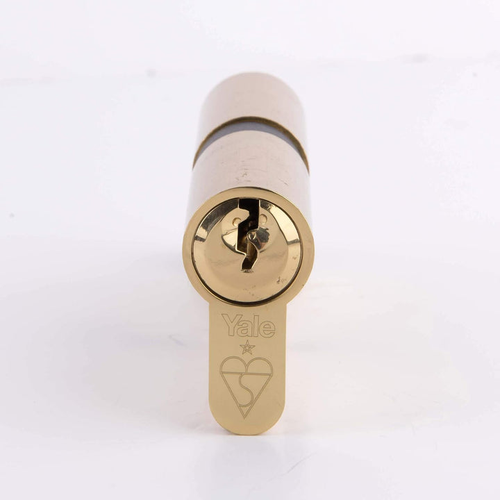 Yale Superior 1 Star Euro Zylinderschloss, PKM3030-PB-KA 30:10:30 (70 mm) Messing, 30:10:30 (70 mm)