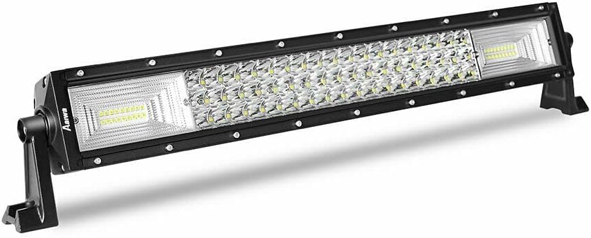 Boncak 22 Zoll 270W Dreireihiger LED LICHTLEISTE 7D Arbeitsscheinwerfer Zusatzscheinwerfer LED Light