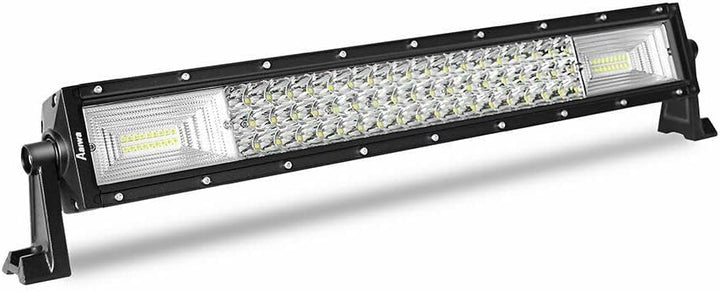 Boncak 22 Zoll 270W Dreireihiger LED LICHTLEISTE 7D Arbeitsscheinwerfer Zusatzscheinwerfer LED Light