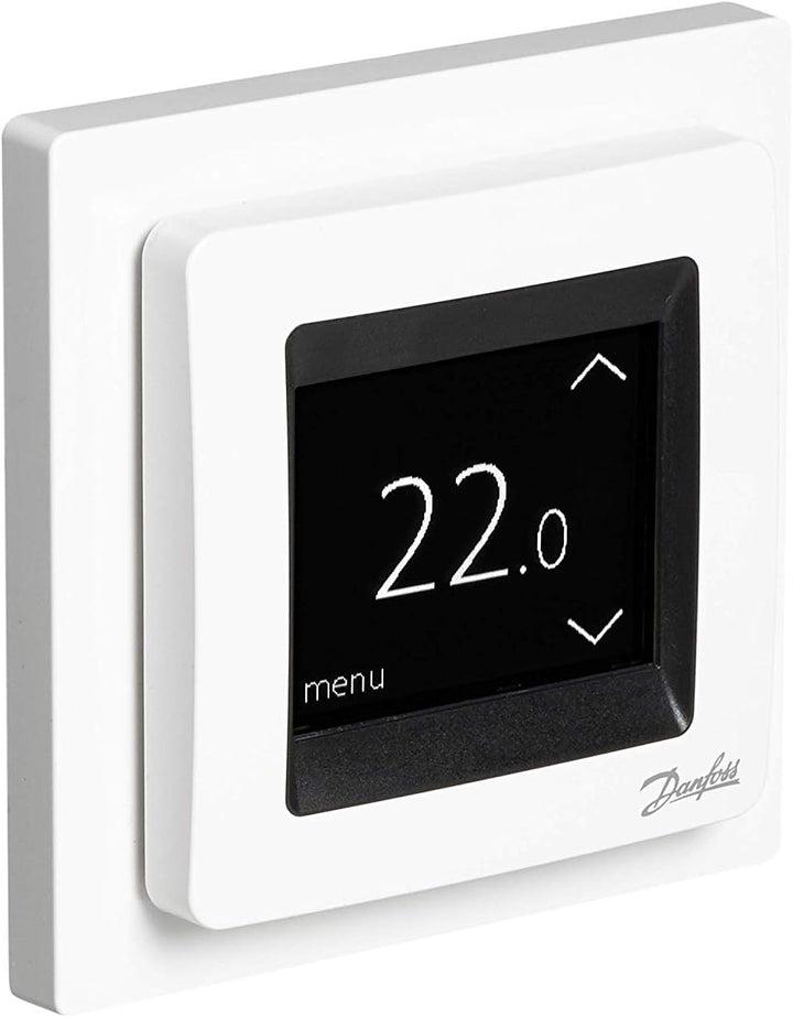 Danfoss 088L0122 ECtemp Touch, Digitaler Thermostat für Elektro-Fussbodenheizung mit Touchscreen-Bed