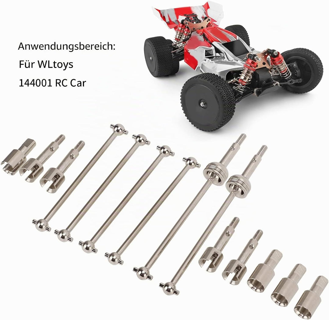 BONKZEBU CVD-Antriebswelle wltoys 144001 ersatzteile Langlebig, Robust, Schönes Aussehen, RC-Hundekn