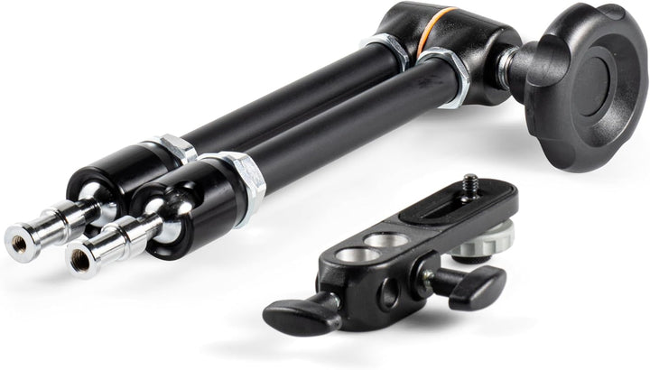 Manfrotto 244 Variable Friktionsarm mit Halterung (Schwarz) für Fotografen und Videografen Single, S