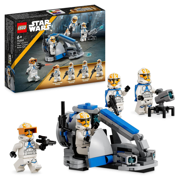 LEGO 75359 Star Wars Ahsokas Clone Trooper der 332. Kompanie – Battle Pack, The Clone Wars Spielzeug