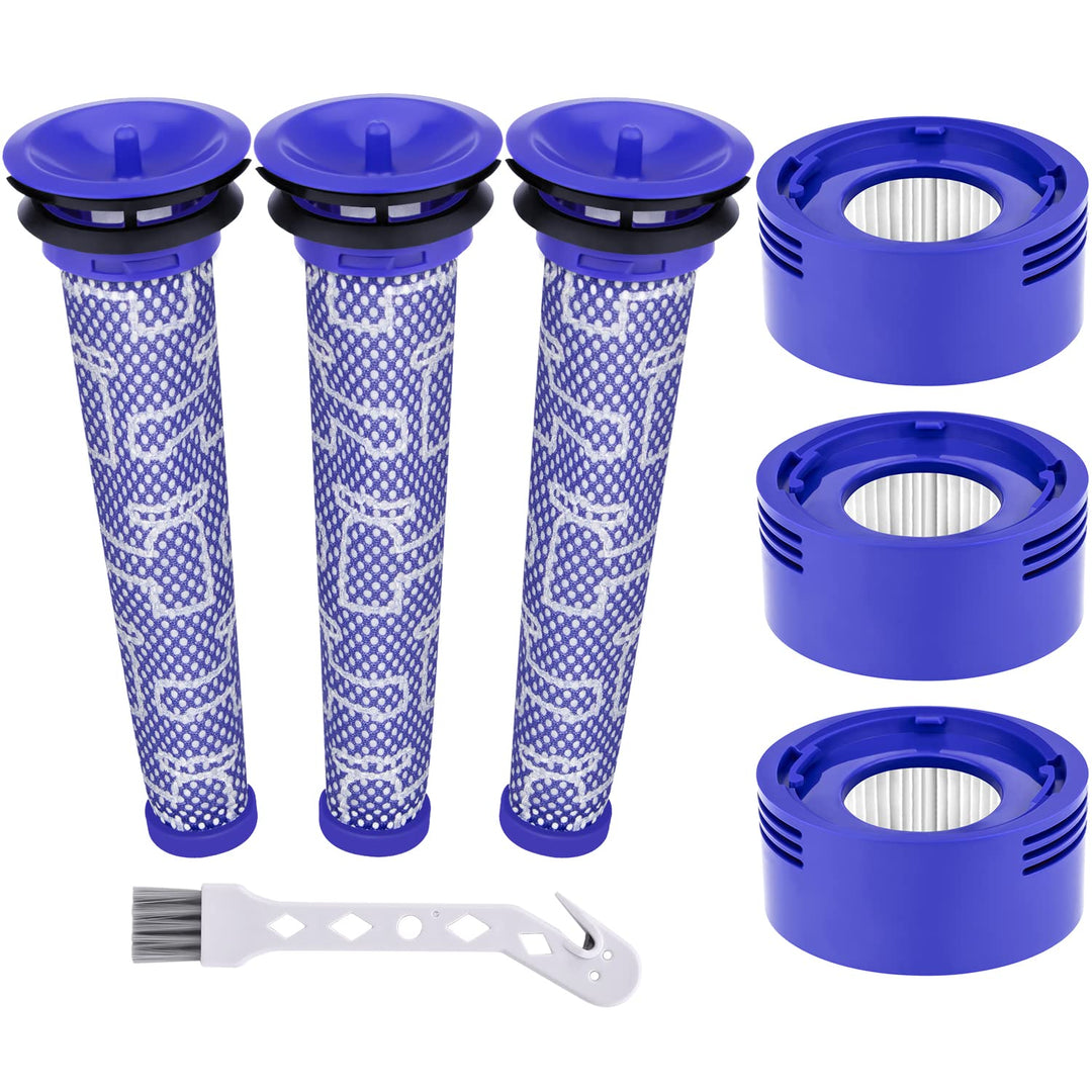 3 Stück V8 Filter HEPA Nachmotorfilter & Vorfilter für Dyson V8 V7 Animal Absolute Akku Staubsauger