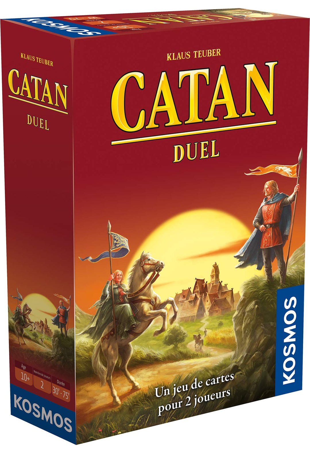 Asmodee - Catan: Duell – intensives Gesellschaftsspiel für 2 Spieler ab 10 Jahren – Erweitern Sie Ih