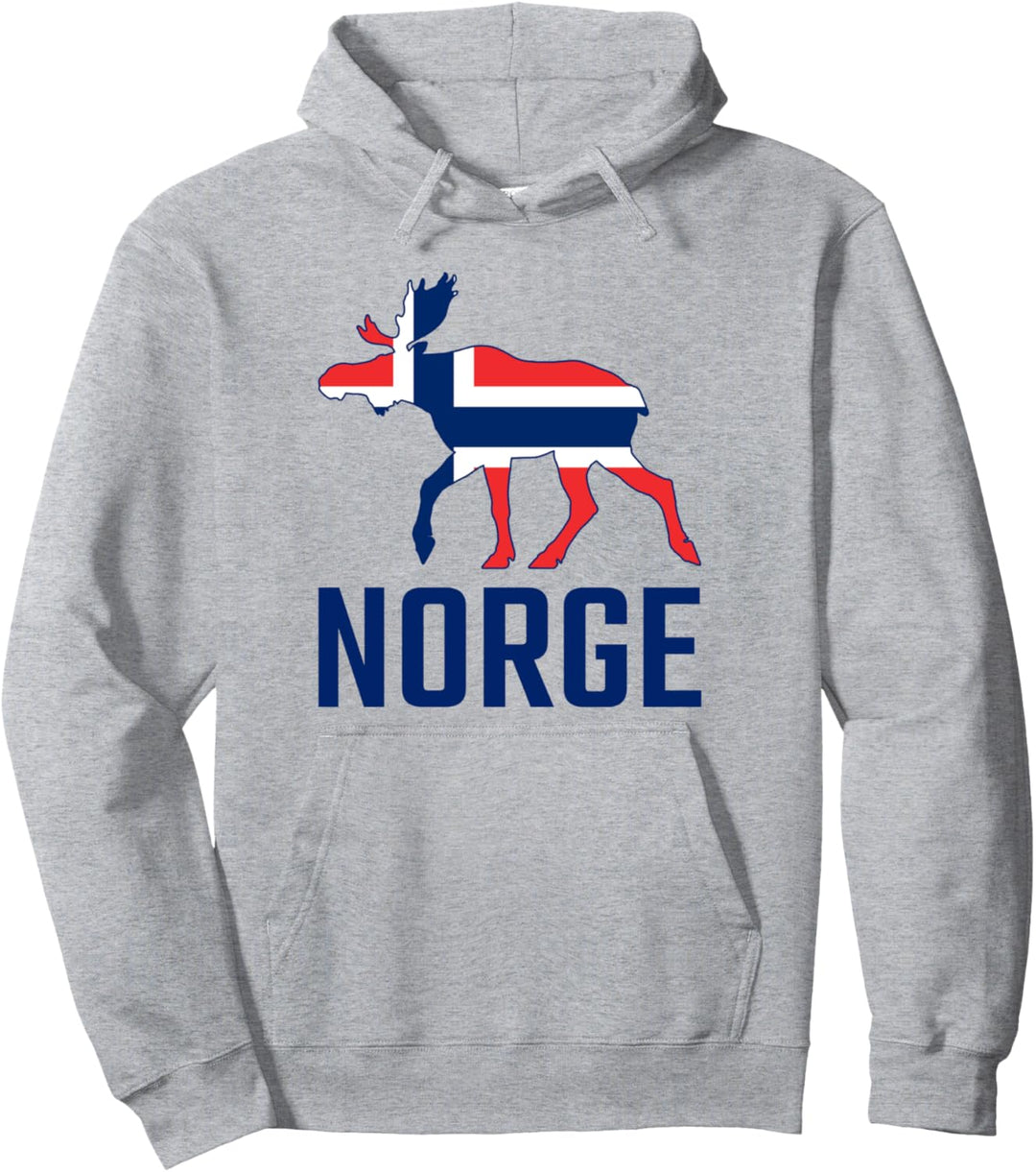 Norge Elch Norwegen Flagge Pullover Hoodie