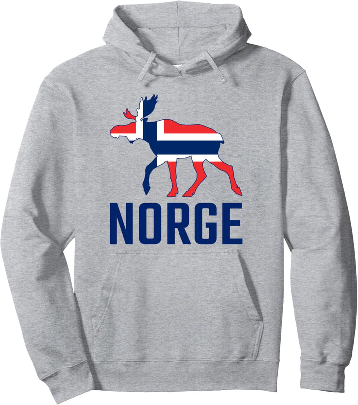 Norge Elch Norwegen Flagge Pullover Hoodie