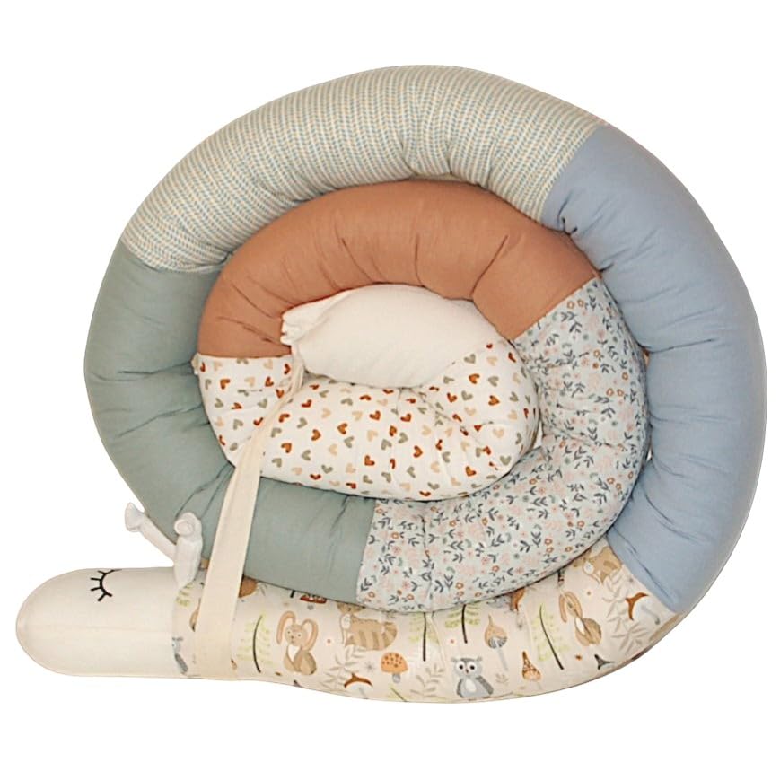 Bettschnecke/Bettschlange XXL (Motiv Fuchs/Hase/Igel) Länge 250cm** Seitenschläferkissen, Stillkisse