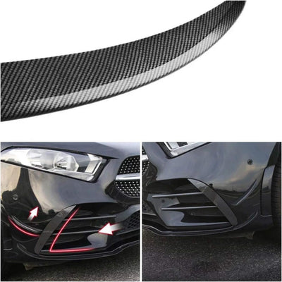 FFZ Parts Carbon Optik Spoiler Stossstange Vorne Rahmen Blende Abdeckung Passend Für A Klasse W177